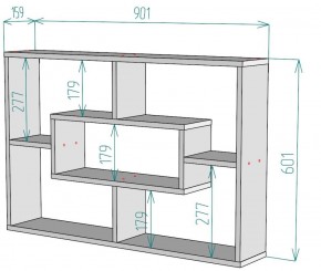 Полка S40 в Троицке - troick.ok-mebel.com | фото 2