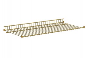 Полка сотовая L695 (золото) в Троицке - troick.ok-mebel.com | фото