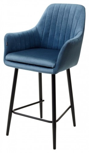 Полубарный стул Роден Blitz 19 Пепельно-синий, велюр (H=65cm), M-City в Троицке - troick.ok-mebel.com | фото