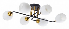 Потолочная люстра Arte Lamp Andrea A8141PL-6BK в Троицке - troick.ok-mebel.com | фото