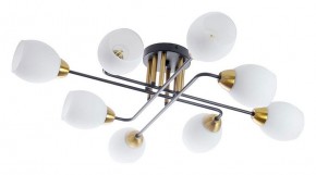 Потолочная люстра Arte Lamp Andrea A8141PL-8BK в Троицке - troick.ok-mebel.com | фото