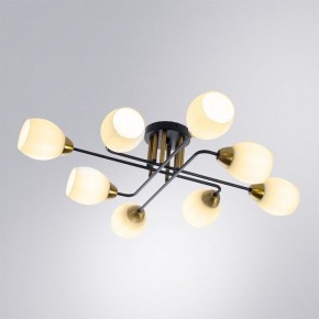 Потолочная люстра Arte Lamp Andrea A8141PL-8BK в Троицке - troick.ok-mebel.com | фото 2