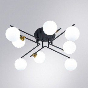 Потолочная люстра Arte Lamp Gemini A2243PL-8BK в Троицке - troick.ok-mebel.com | фото 2