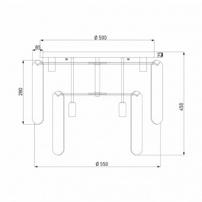 Потолочная люстра Eurosvet Claire 60170 золото Smart в Троицке - troick.ok-mebel.com | фото 5