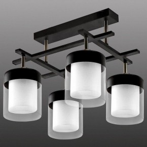 Потолочная люстра Imex MD.06593 MD.06593-4-S-BK+AB в Троицке - troick.ok-mebel.com | фото