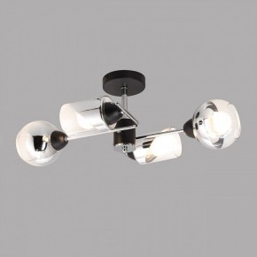 Потолочная люстра Imex MD.8243 MD.8243-4-S-BK+CH в Троицке - troick.ok-mebel.com | фото 2