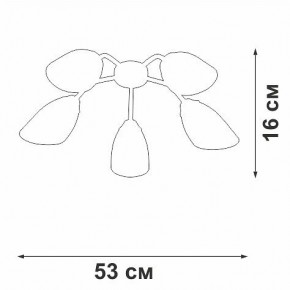 Потолочная люстра Vitaluce V31950 V31950/5PL в Троицке - troick.ok-mebel.com | фото 3