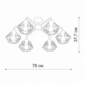 Потолочная люстра Vitaluce V42580 V42580-0/6PL в Троицке - troick.ok-mebel.com | фото 2