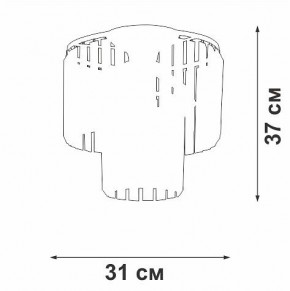 Потолочная люстра Vitaluce V5155 V5155-1/4PL в Троицке - troick.ok-mebel.com | фото 4