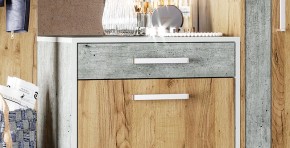 Прихожая Кензо (крафт/бетон) вешалка+шкаф в Троицке - troick.ok-mebel.com | фото 5