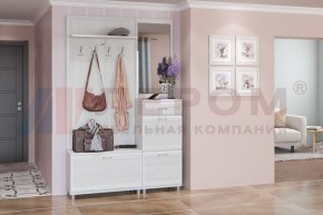 Прихожая Мелисса композиция 8 (Снежный Ясень) в Троицке - troick.ok-mebel.com | фото