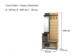 ОЛЬГА-ЛОФТ 1 Прихожая в Троицке - troick.ok-mebel.com | фото 4
