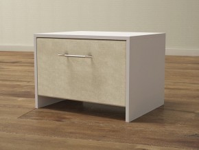 PROxSON Тумба Varna (ЛДСП Белая+ткань Белый/Savana Milk (молочный)) 51x40 в Троицке - troick.ok-mebel.com | фото