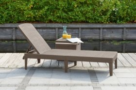 Шезлонг Джайпур (Jaipur Sun lounger) капучино в Троицке - troick.ok-mebel.com | фото 2