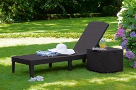 Шезлонг Джайпур (Jaipur Sun lounger) виски-коричневый в Троицке - troick.ok-mebel.com | фото 2