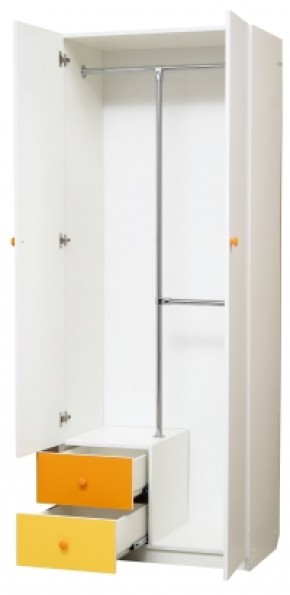 Шкаф 2-х дверный с ящиками и зеркалом Радуга (800) в Троицке - troick.ok-mebel.com | фото 2