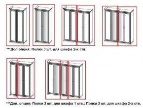 Шкаф 2-х створчатый без Зеркал Афина (караваджо) в Троицке - troick.ok-mebel.com | фото 2