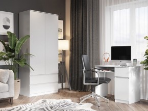 Шкаф 2-ств. с 2 ящиками "Бьянко" в Троицке - troick.ok-mebel.com | фото 4