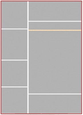 Шкаф 3-х дверный Ольга-1Н для одежды и белья в Троицке - troick.ok-mebel.com | фото 4