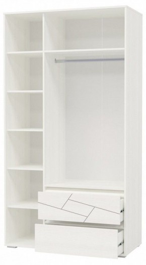 Шкаф 3-х дверный с ящиками АДЕЛИНА (4-4832рам.б) в Троицке - troick.ok-mebel.com | фото 2