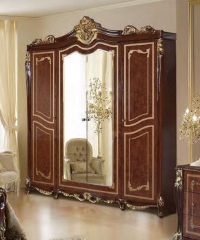 Шкаф 4-х дверный с зеркалами (19.144) Джоконда в Троицке - troick.ok-mebel.com | фото