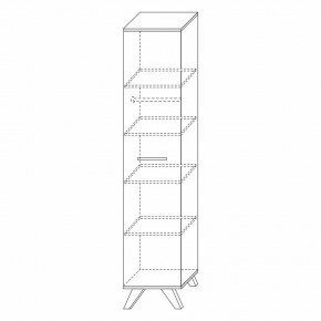Шкаф 400 Вега Скандинавия в Троицке - troick.ok-mebel.com | фото 6