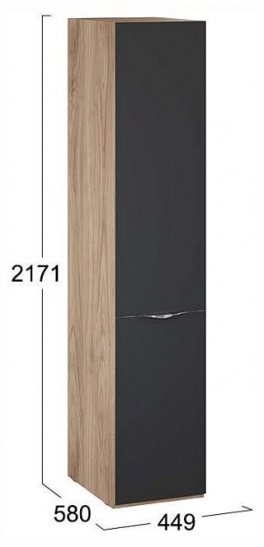 Шкаф для белья Глосс СМ-319.07.001 в Троицке - troick.ok-mebel.com | фото 4