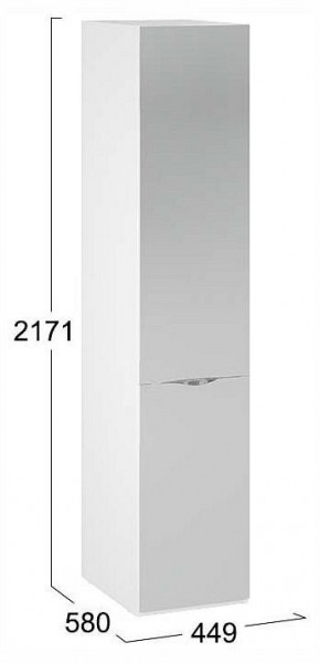 Шкаф для белья Глосс СМ-319.07.002 в Троицке - troick.ok-mebel.com | фото 4