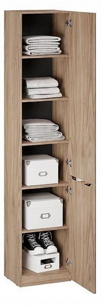 Шкаф для белья Глосс СМ-319.07.011 в Троицке - troick.ok-mebel.com | фото 2