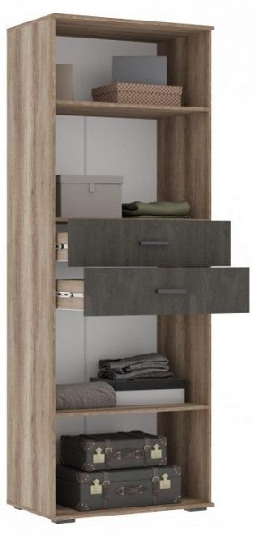 Шкаф для белья Паркинс в Троицке - troick.ok-mebel.com | фото 2
