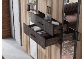 Шкаф для белья Паркинс в Троицке - troick.ok-mebel.com | фото 5