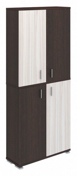 Шкаф книжный Домино ПУ-30-3 в Троицке - troick.ok-mebel.com | фото