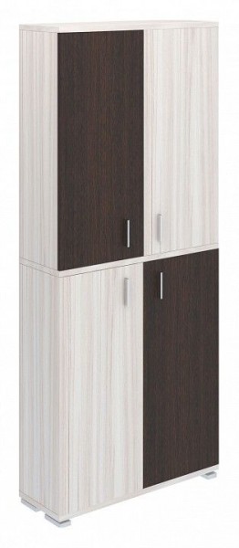 Шкаф книжный Домино ПУ-30-3 в Троицке - troick.ok-mebel.com | фото