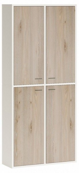 Шкаф книжный Домино СУ(ш2в2)+4ФГ в Троицке - troick.ok-mebel.com | фото