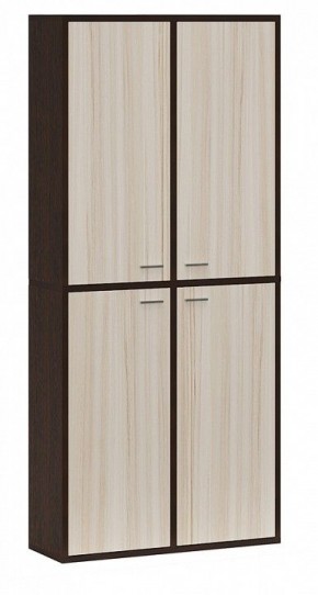 Шкаф книжный Домино СУ(ш2в2)+4ФГ в Троицке - troick.ok-mebel.com | фото