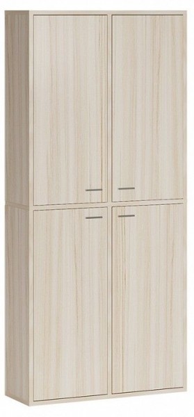 Шкаф книжный Домино СУ(ш2в2)+4ФГ в Троицке - troick.ok-mebel.com | фото