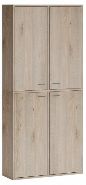 Шкаф книжный Домино СУ(ш2в2)+4ФГ в Троицке - troick.ok-mebel.com | фото