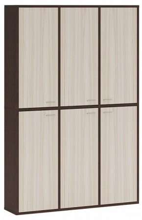Шкаф книжный Домино СУ(ш3в2)+6ФГ в Троицке - troick.ok-mebel.com | фото