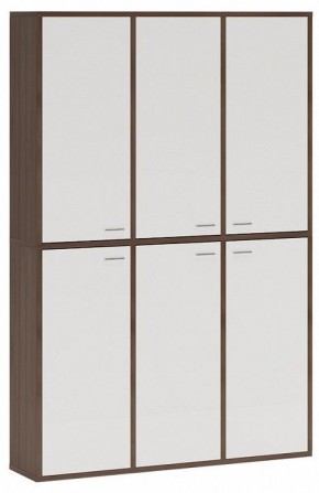 Шкаф книжный Домино СУ(ш3в2)+6ФГ в Троицке - troick.ok-mebel.com | фото