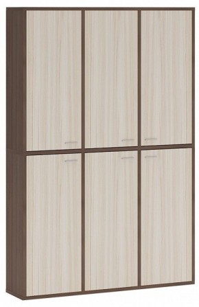 Шкаф книжный Домино СУ(ш3в2)+6ФГ в Троицке - troick.ok-mebel.com | фото