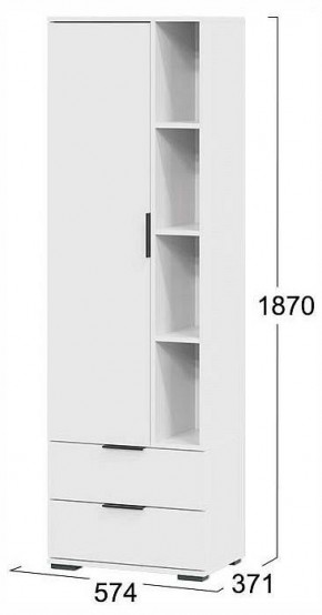 Шкаф комбинированный Агата в Троицке - troick.ok-mebel.com | фото 4