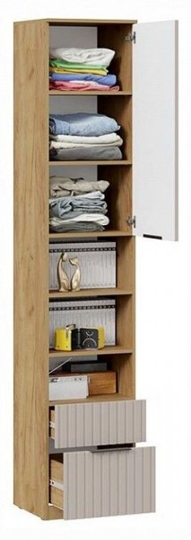 Шкаф комбинированный Хилтон Исп. 2 в Троицке - troick.ok-mebel.com | фото 3