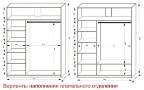 Шкаф-купе 1800 серии SOFT D8+D2+B2+PL4 (2 ящика+F обр.штанга) профиль «Графит» в Троицке - troick.ok-mebel.com | фото 7