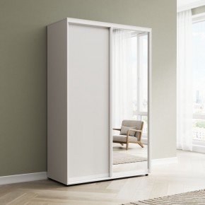 Шкаф-купе Акцент-Сим ДЗ 1400-600 (Белый шагрень) в Троицке - troick.ok-mebel.com | фото