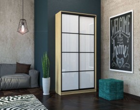 Шкаф-купе Лофт 1200 Шк12-60 (Дуб Сонома) в Троицке - troick.ok-mebel.com | фото 12