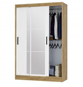 Шкаф-купе Тайм ШКК-03 (крафт/белый) в Троицке - troick.ok-mebel.com | фото 2