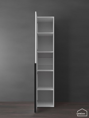 Шкаф Linnea MHR-1-2 2050х400х510 (Белый-М 11.1.1) в Троицке - troick.ok-mebel.com | фото 4