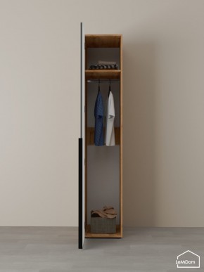 Шкаф Linnea MHR-1 2050х400х510 (ДВ-М 11.1.25) в Троицке - troick.ok-mebel.com | фото 4