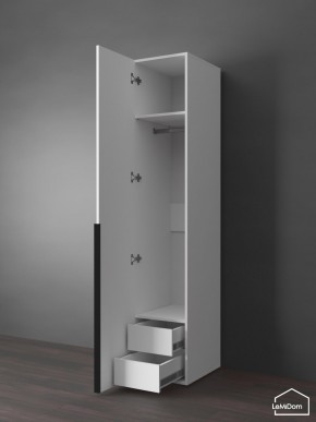 Шкаф Linnea MHR-1-3 2050х400х510 (Белый-М 11.1.2) в Троицке - troick.ok-mebel.com | фото 7