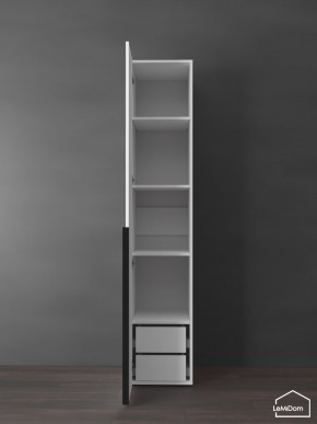 Шкаф Linnea MHR-1-3 2050х400х510 (Белый-М 11.1.2) в Троицке - troick.ok-mebel.com | фото 7